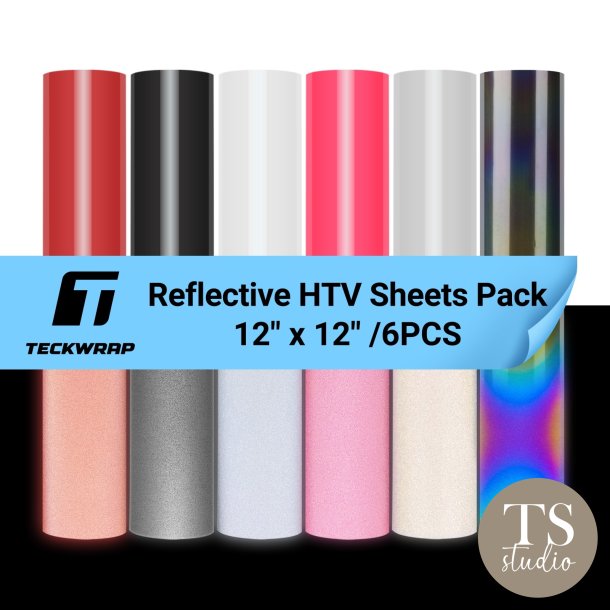 Reflective HTV - Sheets Pack (6PCS)