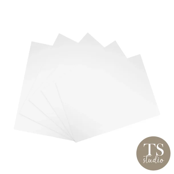 Inkjet Printable Shrink Plastic A4 - White (5PCS)