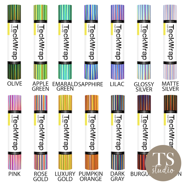 Bubble Free Holographic Rainbow Vinyl