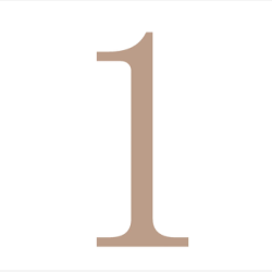 Wooden Number 0-9 - Classic