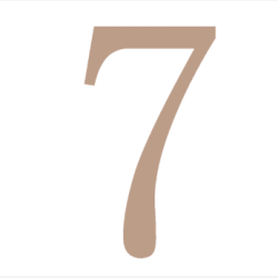 Wooden Number 0-9 - Classic