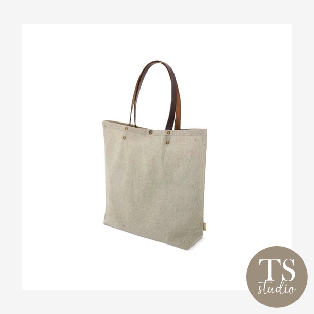 Mulepose m/ imiteret l�derrem - 38x42