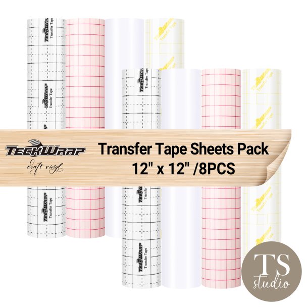 Transfer Tape - Sheets Pack - Mix (8PCS)