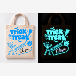 Halloween Mulepose med Navn - Trick or Treat