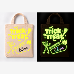 Halloween Mulepose med Navn - Trick or Treat