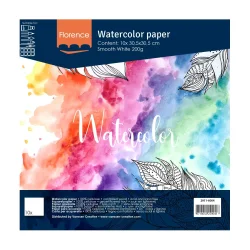 Watercolour Paper 200g - Smooth 30x30 - White (10PCS)