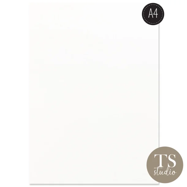 Watercolour Paper 200g - Smooth A4 - White (12PCS)