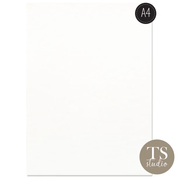 Watercolour Paper 300g - Texture A4 - White (10stk)