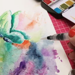 Watercolour Paper 300g - Texture A4 - White (10stk)