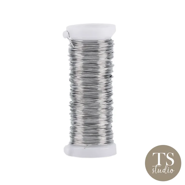 Copper Wire 0,4 mm x 20m - Silver