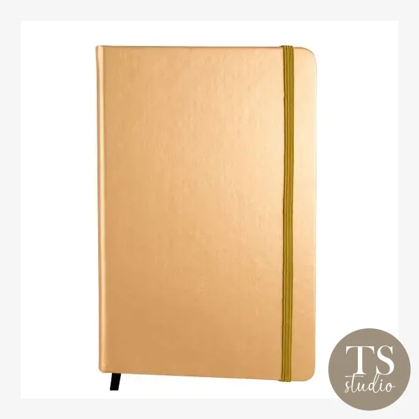 Notesbog - A5 - Champagne Gold