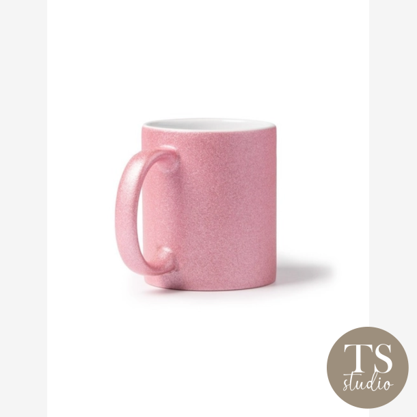 Krus - Pink Glitter 350 ml (sublimation)