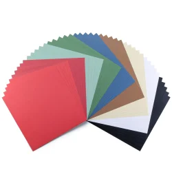 Florence Cardstock Paper 250g - Linen texture 45x - Christmas