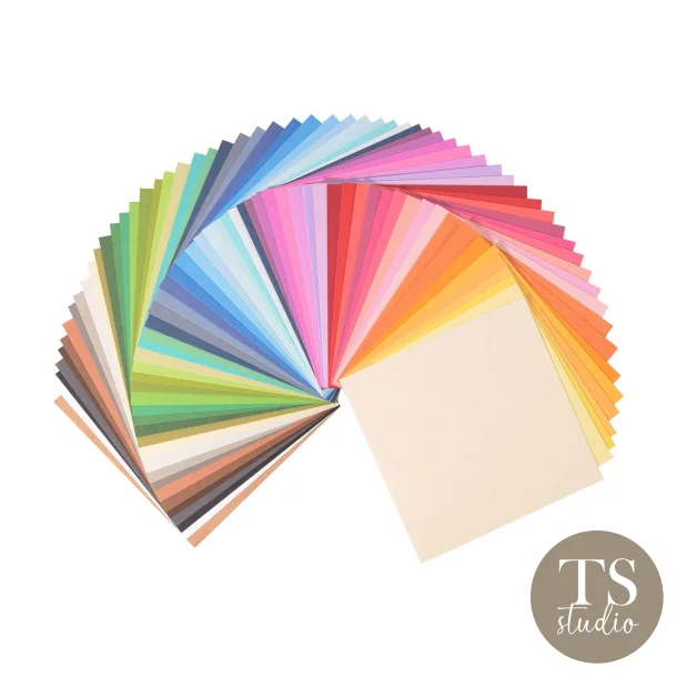 Florence Cardstock Paper 216g - Smooth 15x15 - Multi (60stk)
